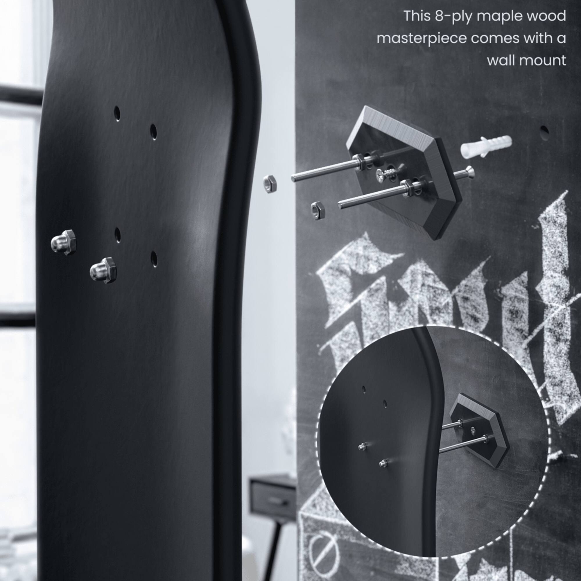 Arteza® 14 Piece Skateboard Wall Art Kit